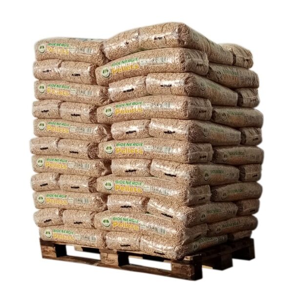 BIO-ENERGIE-PELLET - MIT 66 SÄCKEN PALETTE ZU 15 KG