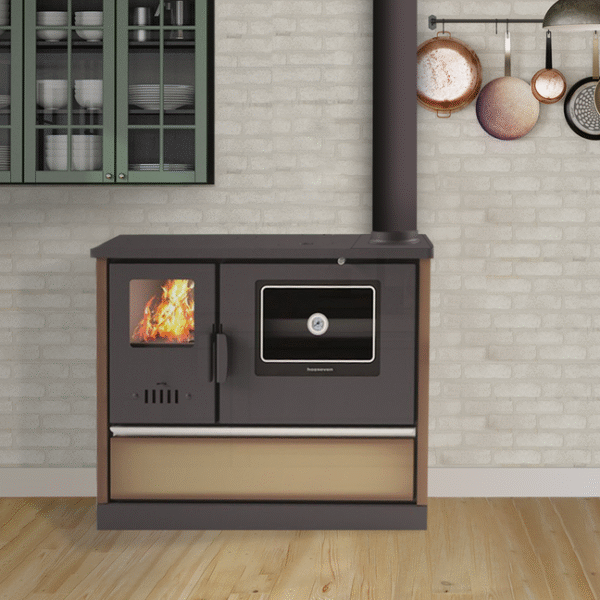 BELLEZA Comera Luxe Holzofen 7 kW Beige