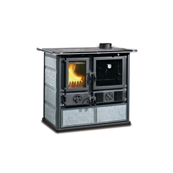 Holzherd aus Naturstein - LA NORDICA Rosa 4.0 Stein 9,5 kW