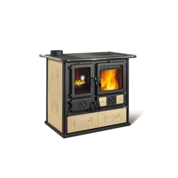 Holzherd - LA NORDICA Rosa Sinistra Reverse 9,5 kW