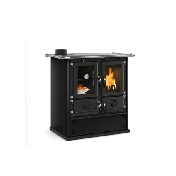 Holzherd - LA NORDICA Rosetta Sinistra BII Stahl 9 kW