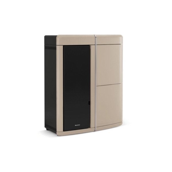 Pelletofen wasserdicht kuppelbar - EXTRAFLAME Evelyne Idro 2.0 19 kW