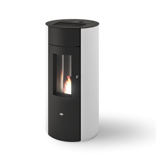 Abnehmbarer, wasserdichter runder Pelletofen – EVACALOR Trinity 10,5 kW