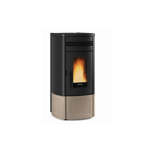Wasserdichter, belüfteter, abnehmbarer Pelletofen – EXTRAFLAME Noris Plus Lux 13 kW