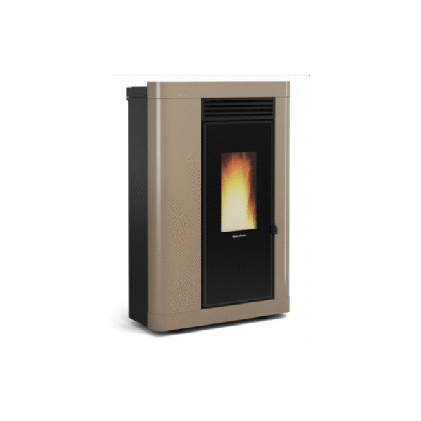 Extraflacher, belüfteter Pelletofen mit Kanalanschluss – EXTRAFLAME Annabella AD Evo 10 kW