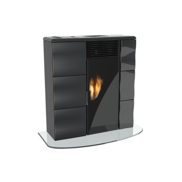Extra flacher belüfteter Pelletofen - LINCAR Olga 502L 10 kW