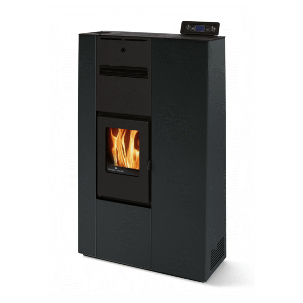 Extra flacher belüfteter Pelletofen - HERKUNFT PHEBO Fenice 5 kW